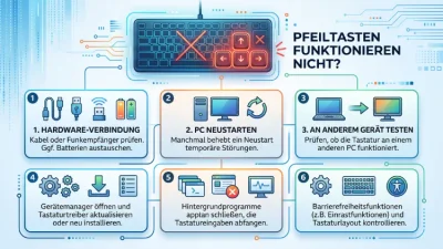 Pfeiltasten funktionieren nicht: Ursachen & Lösungen erklärt