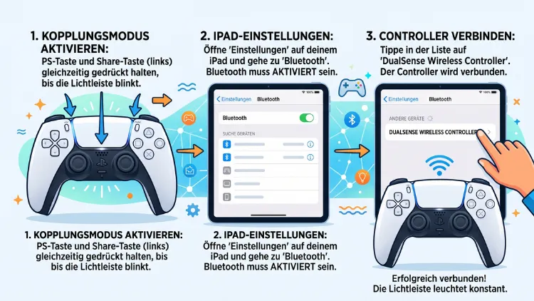 PlayStation-Controller mit iPad verbinden – so geht’s