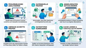Power Query: Fehler beim Aktualisieren beheben – so geht’s