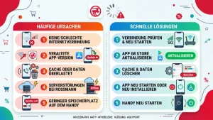 ROSSMANN‑App lädt nicht: Ursachen & Lösungen erklärt