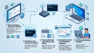 Remotedesktopverbindung einrichten: So geht es einfach