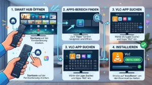 Samsung TV: VLC‑App installieren – so geht’s