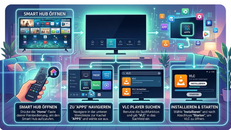 Samsung TV: VLC‑Player installieren – so geht’s