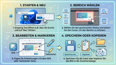 Snipping Tool: Eine Schritt-für-Schritt-Anleitung