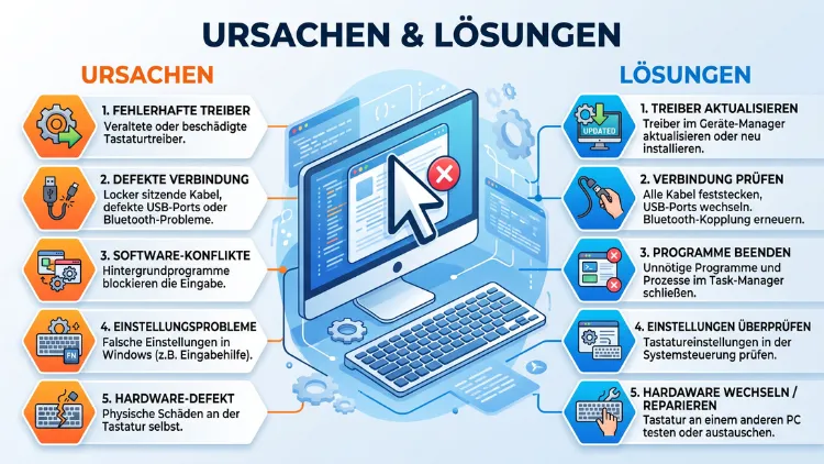 Tastatur Cursor funktioniert nicht: Ursachen & Lösungen