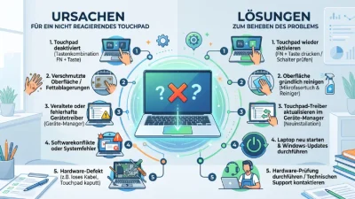 Touchpad reagiert nicht: Ursachen & Lösungen erklärt