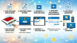 USB-Speicher an Fritzbox einrichten: So geht es einfach
