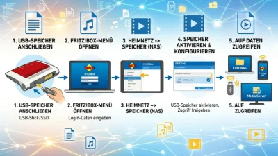 USB-Speicher an Fritzbox einrichten: So geht es einfach