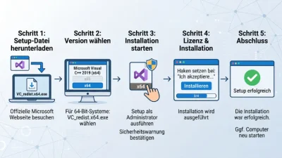 Visual C++ 2019 Redistributable x64 installieren – so geht’s