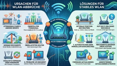 WLAN bricht regelmäßig ab: Ursachen & Lösungen erklärt