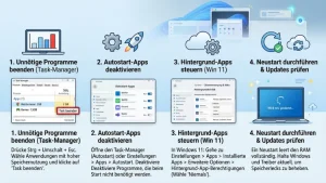 Windows 11/10: Arbeitsspeicher (RAM) freigeben – so geht’s