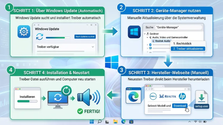 Windows 11/10: Audiotreiber installieren – so geht’s