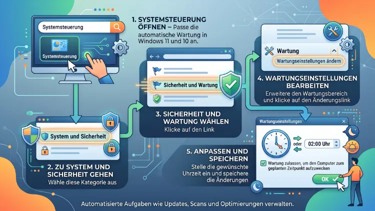 Windows 11/10: Automatische Wartung ändern – so geht’s