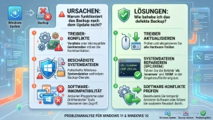Windows 11/10: Backup nach Update defekt – Ursachen & Lösungen