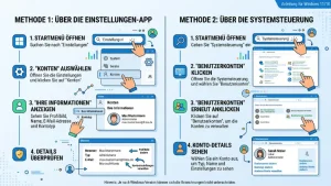 Windows 11/10: Benutzerkontodetails anzeigen – so geht’s