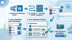 Windows 11/10: Bevorzugte GPU für Apps festlegen – so geht’s