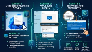 Windows 11/10: Bildschirmauflösung korrigieren – so geht’s