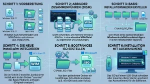Windows 11/10: Bootbares ISO mit mehreren Images erstellen (DISM)