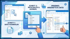 Windows 11/10: Datei an Explorer-Start anheften – Anleitung