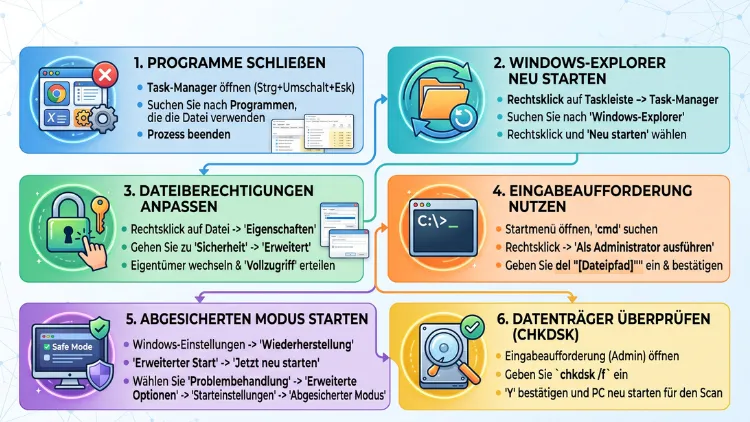 Windows 11/10: Datei lässt sich nicht löschen – Lösungen