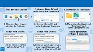 Windows 11/10: Downloads-Ordner-Speicherort ändern - so geht’s