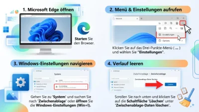 Windows 11/10: Edge-Zwischenablage leeren – so geht’s