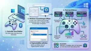 Windows 11/10: Gamecontroller testen – so geht’s