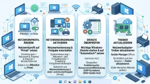 Windows 11/10: Geräte im Netzwerk nicht erkannt – Lösungen