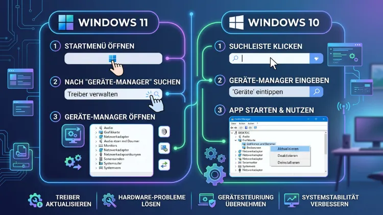 Windows 11/10: Geräteverwaltung aktivieren – so geht’s