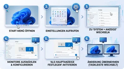 Windows 11/10: Hauptbildschirm ändern – so geht’s