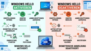 Windows 11/10: Hello Biometrie aktivieren, deaktivieren – so geht’s