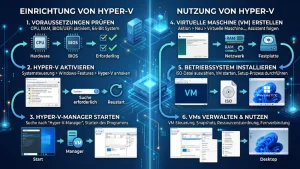 Windows 11/10: Hyper-V-Virtualisierung – Einrichtung & Nutzung