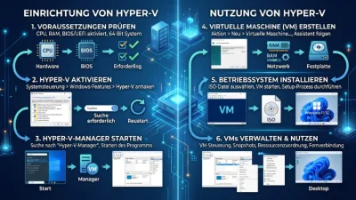 Windows 11/10: Hyper-V-Virtualisierung – Einrichtung & Nutzung