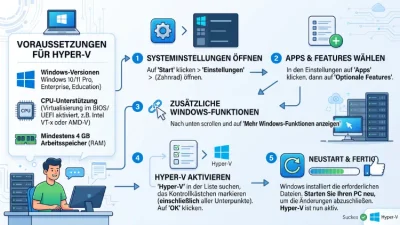 Windows 11/10: Hyper-V aktivieren – so geht’s