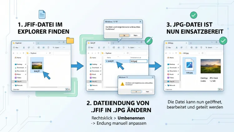 Windows 11/10: JFIF in JPG umwandeln – so geht’s