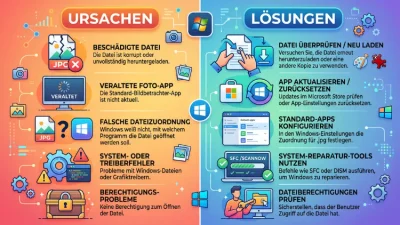 Windows 11/10: JPG öffnet nicht: Ursachen & Lösungen erklärt