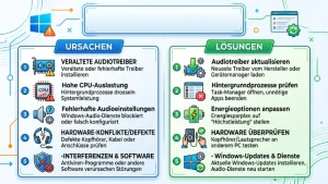 Windows 11/10: Knacken im Sound – Ursachen & Lösungen