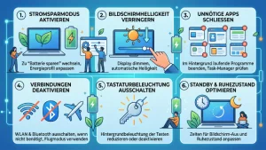 Windows-11/10-Laptop: Akkulaufzeit verlängern – so geht’s