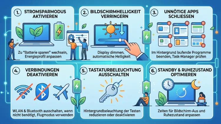 Windows-11/10-Laptop: Akkulaufzeit verlängern – so geht’s
