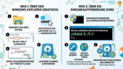 Windows 11/10: Laufwerke auf Fehler überprüfen – so geht’s