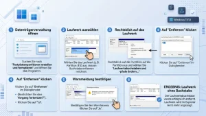 Windows 11/10: Laufwerksbuchstaben entfernen – so geht’s