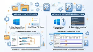 Windows 11/10: Laufwerksbuchstaben finden, anzeigen – so geht’s