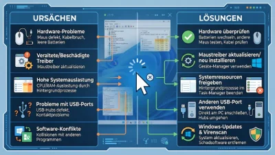 Windows 11/10: Mauszeiger hängt – Ursachen & Lösungen