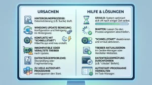 Windows 11/10: Nach Update langsamer Start – Ursachen & Hilfe