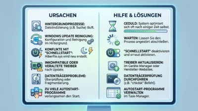 Windows 11/10: Nach Update langsamer Start – Ursachen & Hilfe