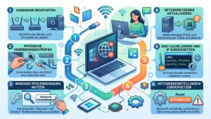 Windows 11/10: Netzwerkprobleme beheben – so geht’s