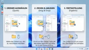 Windows 11/10: Ordner mit Inhalt verschieben – so geht’s