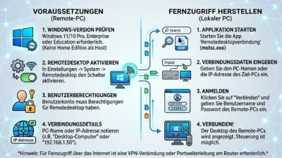 Windows 11/10: PC per Fernzugriff verbinden – so geht’s