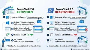 Windows 11/10: PowerShell 2.0 (de)aktivieren – so geht’s