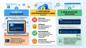 Windows 11/10: PowerShell-Ausführungsrichtlinie ändern – so geht’s